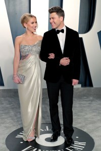 Scarlett Johansson and Colin Jost