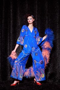 Zandra Rhodes Presentation RTW Fall 2020, photographed in London on 18 February 2020