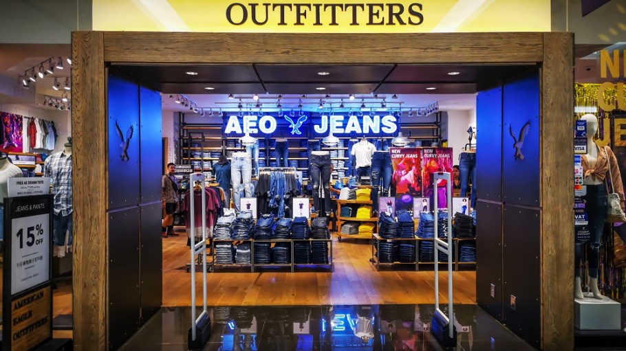 While American Eagle Outfitters saw revenue rise to a record $4.3 billion in the year, high markdowns and operating costs cut into profits.