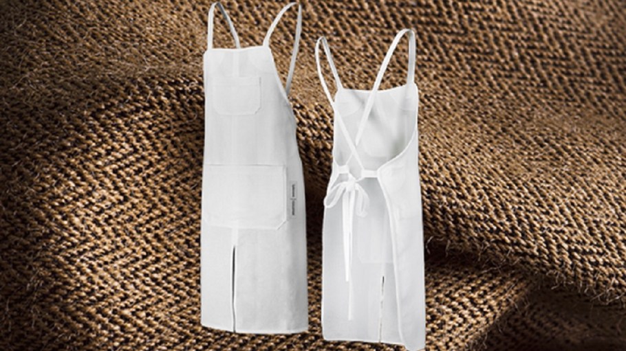 Finnish sustainable workwear company Touchpoint and material innovation firm Spinnova have introduced their first demo, the Tapio apron.