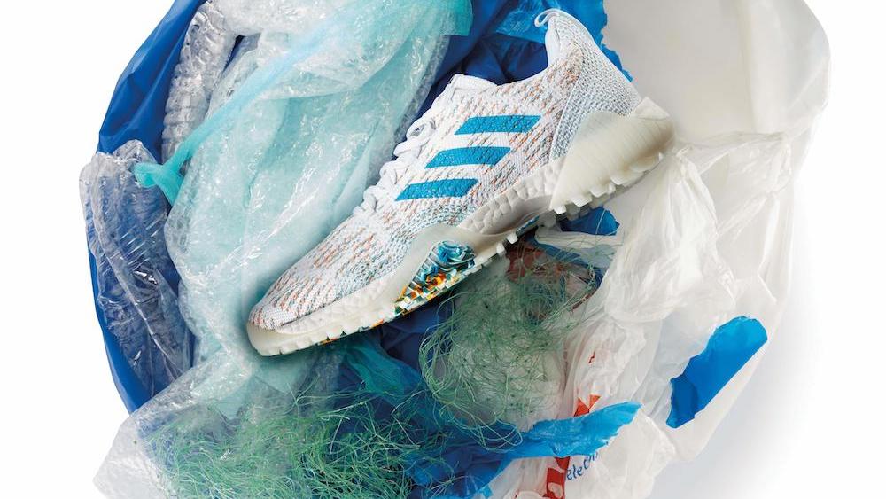 Adidas infused its new Codechaos footwear silhouette with Primeblue recycled ocean plastic for its newest golf collection