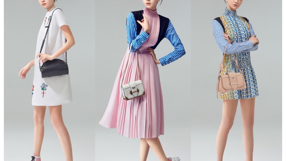 Virtual idol Aimee wearing Prada