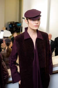 Backstage at Akris RTW Fall 2020