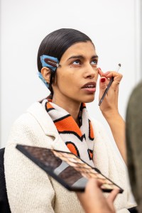 Backstage at Akris RTW Fall 2020