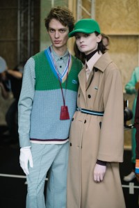 Backstage at Lacoste RTW Fall 2020