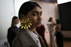 Backstage at Sacai RTW Fall 2020