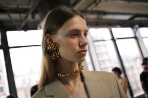 Backstage at Sacai RTW Fall 2020