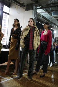 Backstage at Sacai RTW Fall 2020