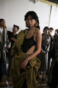 Backstage at Sacai RTW Fall 2020