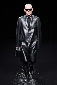 Model on the catwalk
