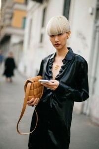 Street style at Milan Fashion Week Fall 2020, photographed in Milan on Feb 19-23, 2020.