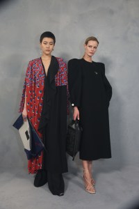 Backstage at Givenchy RTW fall 2020