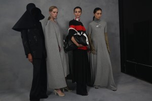 Backstage at Givenchy RTW fall 2020