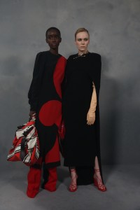 Backstage at Givenchy RTW fall 2020