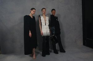 Backstage at Givenchy RTW fall 2020