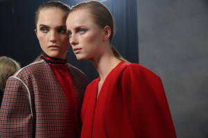 Backstage at Givenchy RTW fall 2020