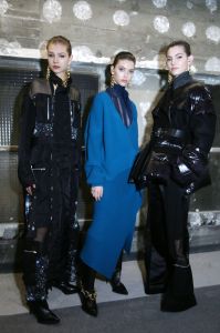 Backstage at Sacai RTW Fall 2020