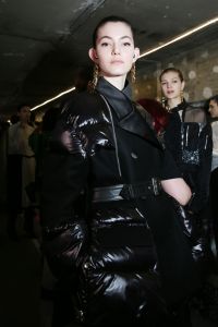 Backstage at Sacai RTW Fall 2020