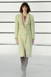 Model on the catwalk