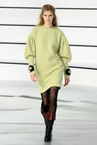 Model on the catwalk