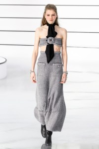 Model on the catwalk
