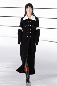 Model on the catwalk