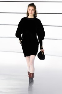 Model on the catwalk