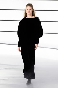 Model on the catwalk