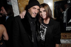 Sebastien Jondeau and Carine Roitfeld