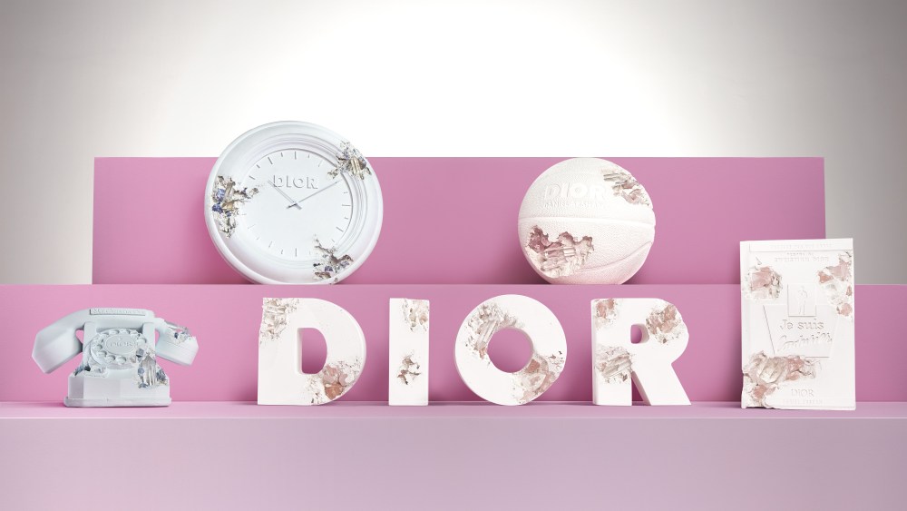 Limited edition objects by Daniel Arsham for Dior.
