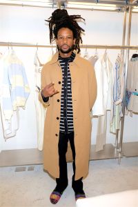 Akinola Davies celebrating JW Anderson's new Soho store