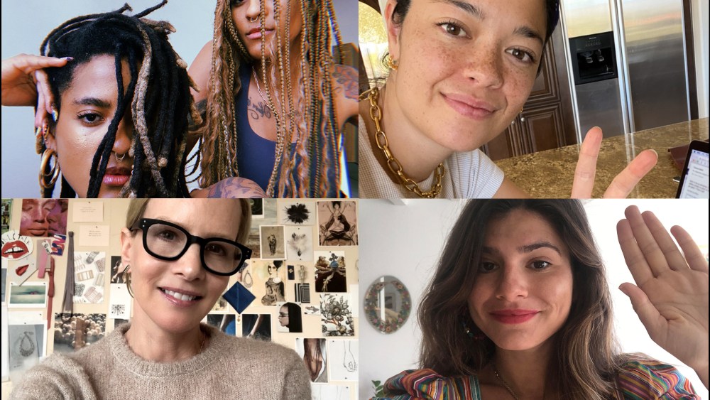 (Clockwise, L-R)Coco and Breezy Dotson, Lauren Bucquet, Susan Korn, Nancy Newberg