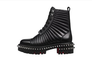 A boot from Christian Louboutin.