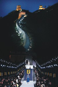 The Fendi Spring 2008 show at the Great Wall of China