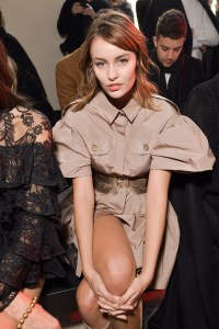 Lena Simonne in the front row
