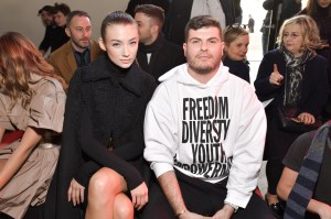Lorena Rae and guest in the front row