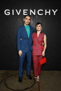 Reuben Selby and Maisie Williams in the front row