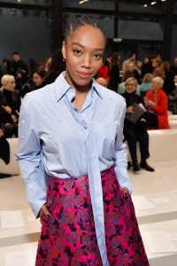 Naomi Ackie in the front row