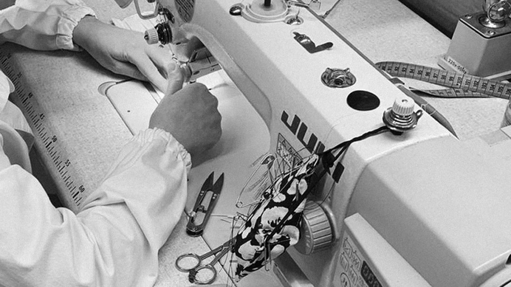 The Ermanno Scervino Atelier is currently manufacturing face masks