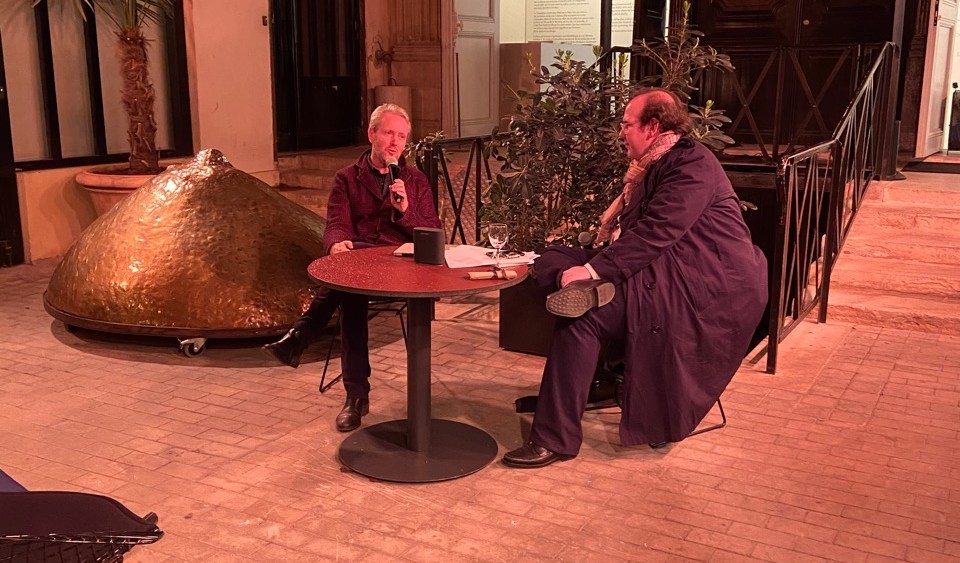 Ronan Bouroullec and Donatien Grau at the Association Azzedine Alaïa
