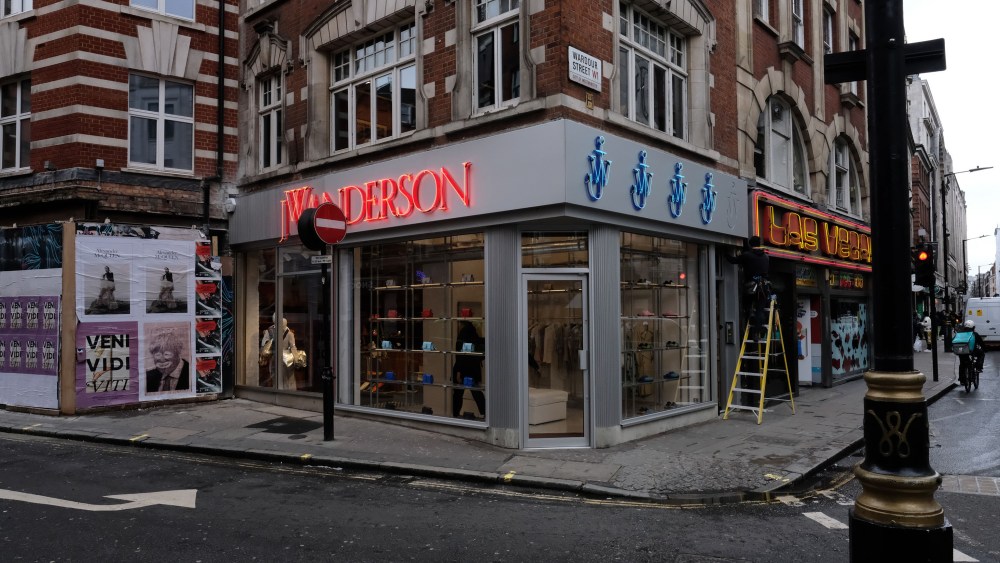 The JW Anderson Store in Soho, London.