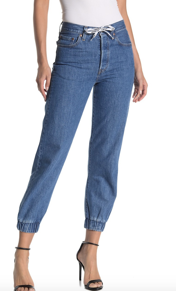 Switch up your sweatpants routine with one of these denim-inspired pants for a small sense of normalcy in these trying times.