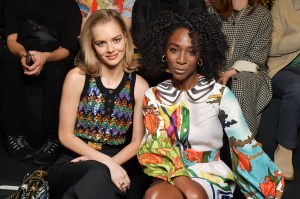 Samara Weaving and Angelica Ross