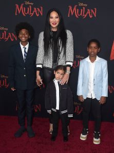 Kimora Lee Simmons arrives at the Los Angeles premiere of "Mulan" at the Dolby Theatre on
Premiere of "Mulan" - Arrivals, Los Angeles, USA - 09 Mar 2020