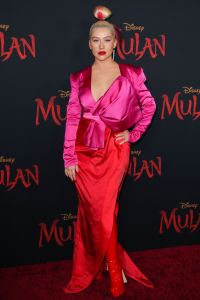Christina Aguilera
'Mulan' film premiere, Arrivals, Los Angeles, USA - 09 Mar 2020
Wearing Galia Lahav