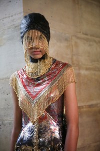 Backstage at Paco Rabanne RTW Fall 2020