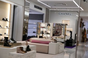 The Chanel shop was designed by architect Peter Marino.