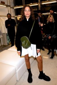 Sarah Lysander celebrating JW Anderson's new Soho store