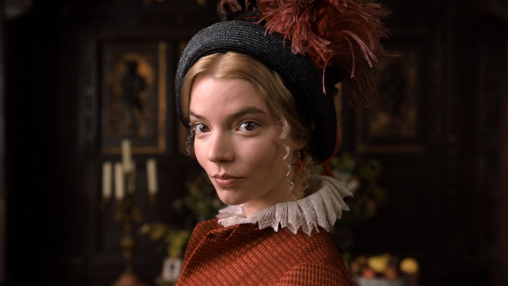Editorial use only. No book cover usage.Mandatory Credit: Photo by Focus Features/Universal/Kobal/Shutterstock (10572038i)Anya Taylor-Joy as Emma WoodhouseEmma. Film - 2020In 1800s England, a well meaning but selfish young woman meddles in the love lives of her friends.