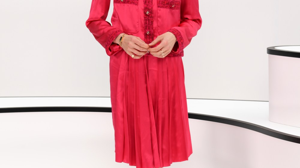 Sarah Margaret Qualley in the front rowChanel show, Front Row, Fall Winter 2020, Paris Fashion Week, France - 03 Mar 2020Wearing Chanel Same Outfit as catwalk model *10491841am